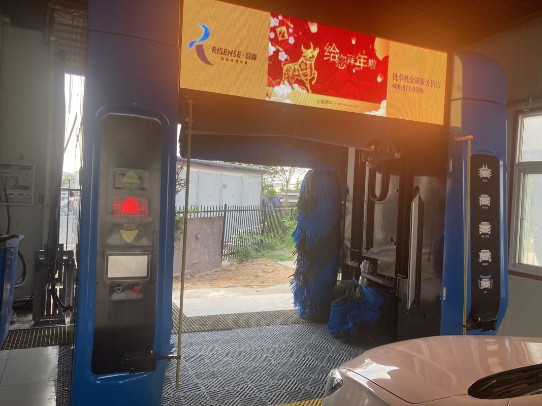Máquina automática de lavagem de automóveis CF380 com tela de anúncios inteligente