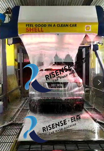 Equipamento de lavagem de automóveis 360 Touchless com potência de saída de 42 kW e sistema de pulverização sem limpeza