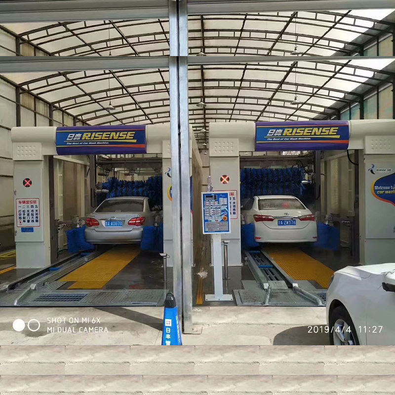 - Estilo de design elegante Rei da máquina de lavagem automática de 9 escovas Express Tunnel na Europa