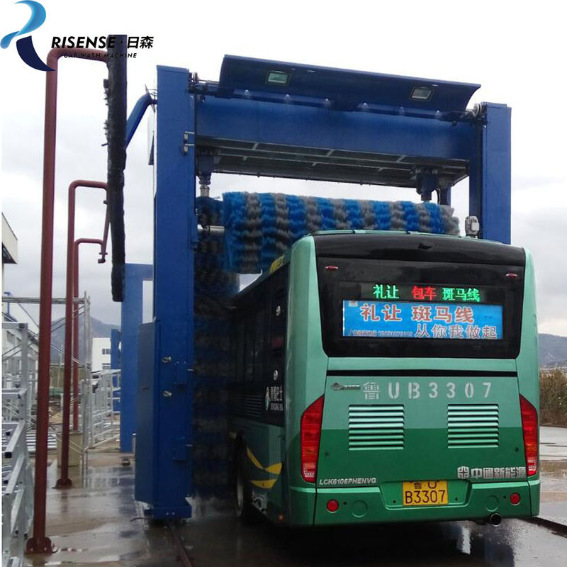 Planta de lavagem portal do ônibus ou caminhão da espuma CB-730 com escovas do secador de ar