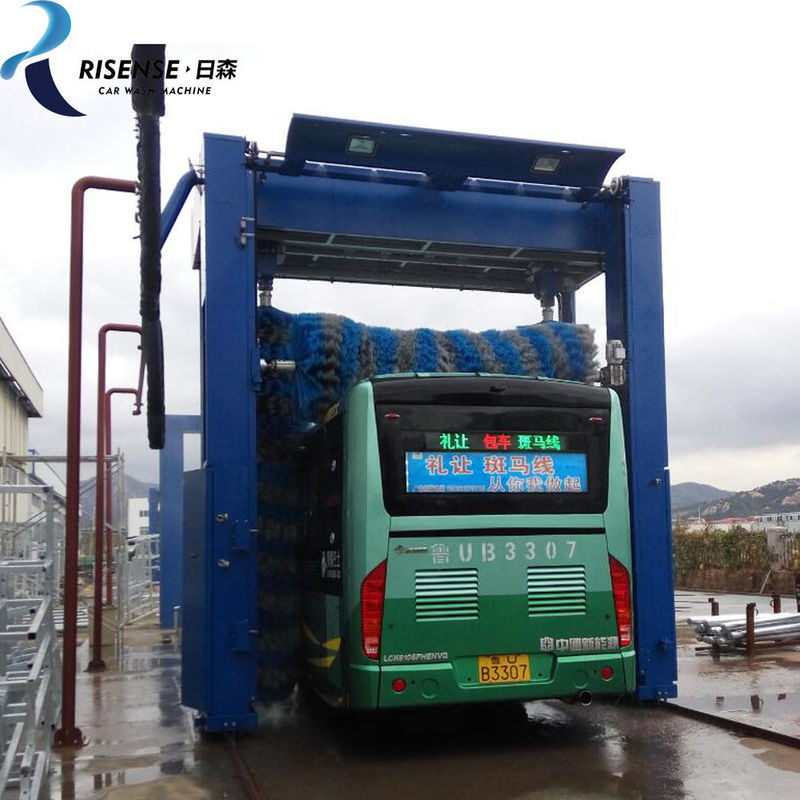 Planta de lavagem portal do ônibus ou caminhão da espuma CB-730 com escovas do secador de ar