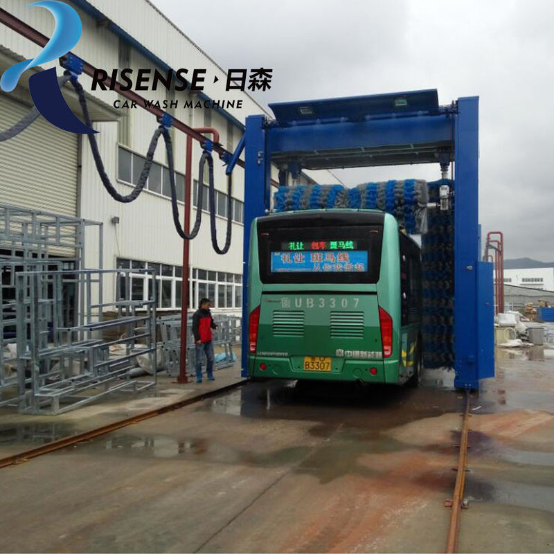 Planta de lavagem portal do ônibus ou caminhão da espuma CB-730 com escovas do secador de ar
