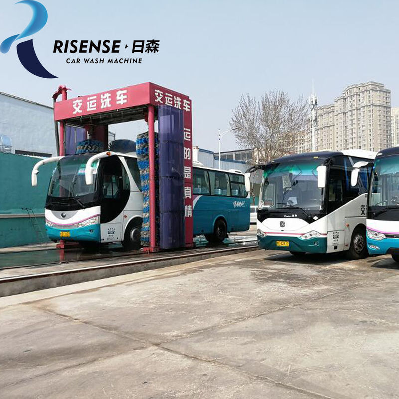 Planta de lavagem portal do ônibus ou caminhão da espuma CB-730 com escovas do secador de ar