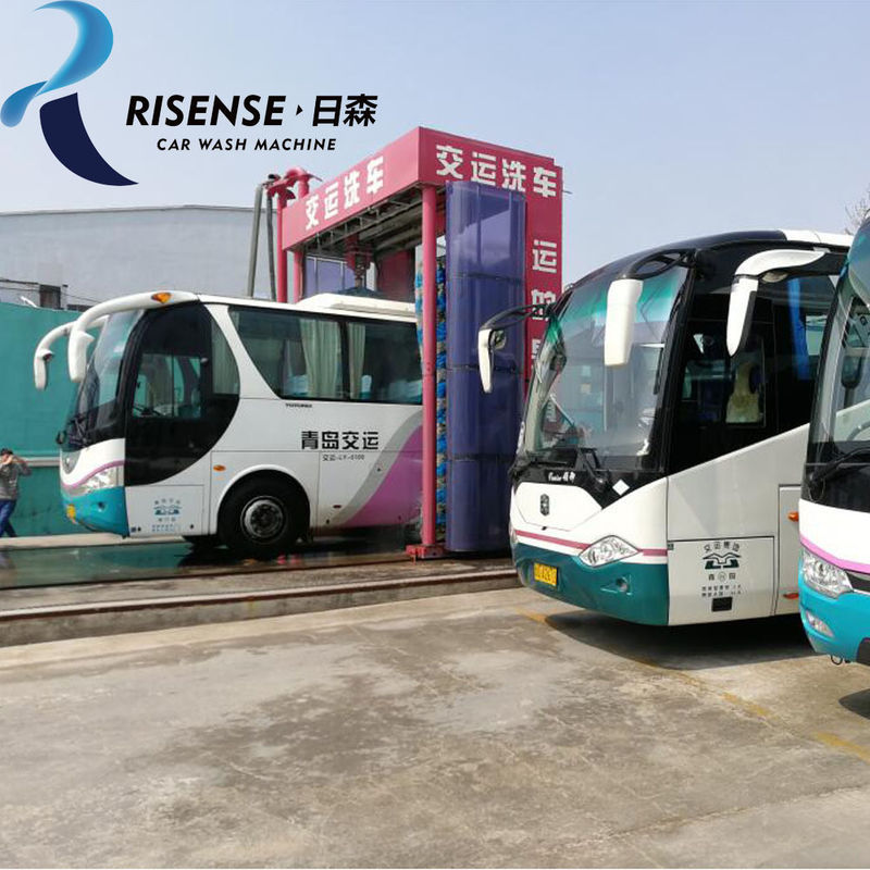 Planta de lavagem portal do ônibus ou caminhão da espuma CB-730 com escovas do secador de ar