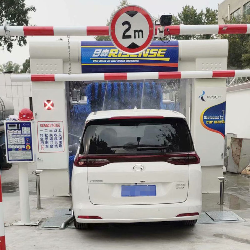 Máquina de lavar automóveis automática de escova de túnel de 1500W para carros Jeeps e autocarros