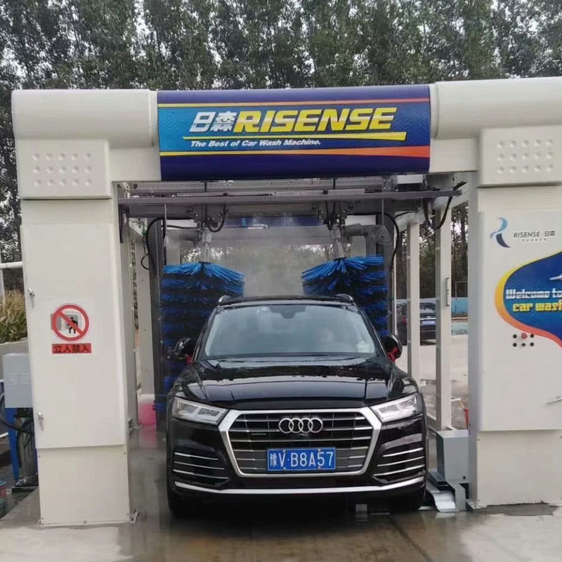 Máquina de lavar automóveis automática de escova de túnel de 1500W para carros Jeeps e autocarros