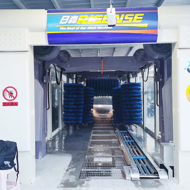 Máquina de lavar automóveis automática de escova de túnel de 1500W para carros Jeeps e autocarros