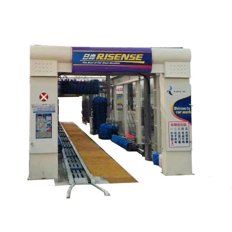 17580*3800*3440mm Túnel de lavagem automática expressa com 14 escovas e secador de ar