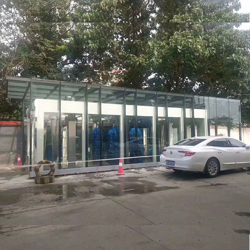 Experimente a conveniência do nosso sistema automático de lavagem de escovas para o tipo de túnel de carro