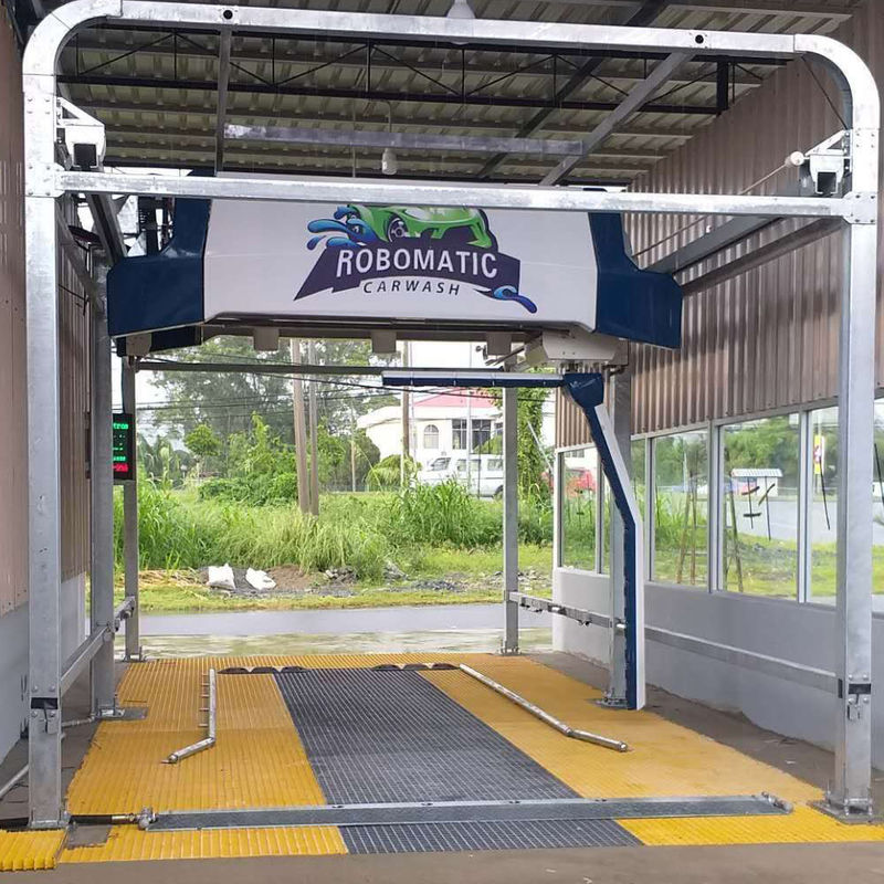 Máquina de lavar automóveis automática robótica de alta pressão com tamanho máximo de montagem 8000*3686*3400mm