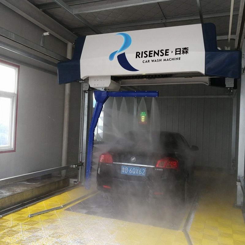 Aço galvanizado a quente Risense modelo inteligente com 120 bar máquina de lavagem de carros robô sem toque