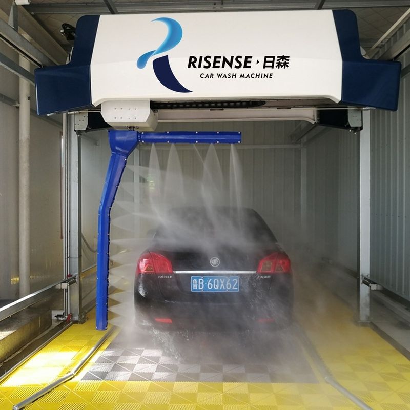 Aço galvanizado a quente Risense modelo inteligente com 120 bar máquina de lavagem de carros robô sem toque