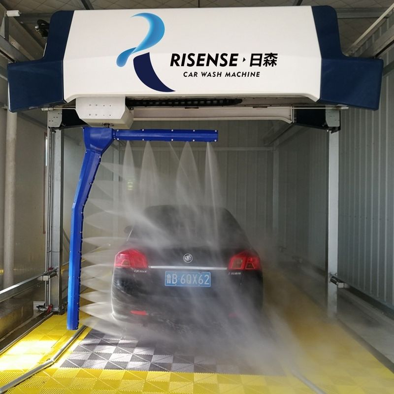 Aço galvanizado a quente Risense modelo inteligente com 120 bar máquina de lavagem de carros robô sem toque