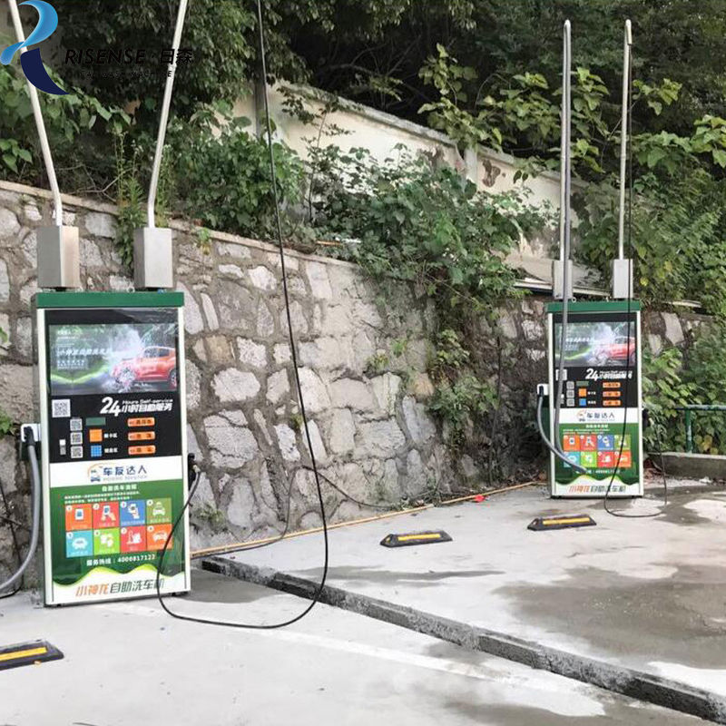 Atualização para um sistema de lavagem automática de autoatendimento 3 em 1 operado por token com tipo fixo