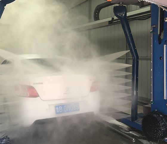 Máquina de Lavar Automóveis Galvanizada sem Toque com Sistema de Secagem Rápida por Ar