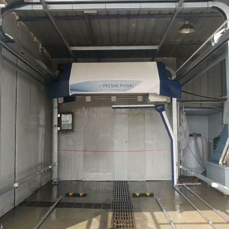Máquina de Lavar Automóveis Galvanizada sem Toque com Sistema de Secagem Rápida por Ar