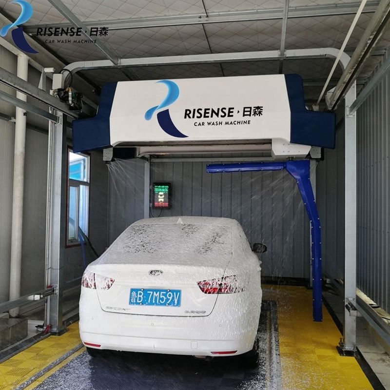 Máquina de Lavar Automóveis Galvanizada sem Toque com Sistema de Secagem Rápida por Ar