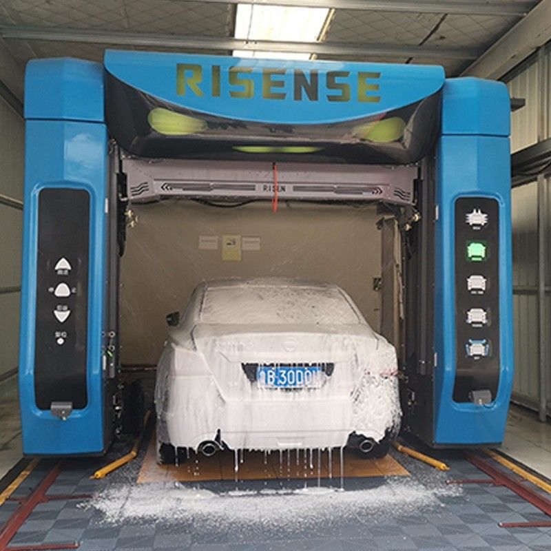 Risense Double Arm Full Automatic Touch Free Touchless Machine O futuro da lavagem de carros
