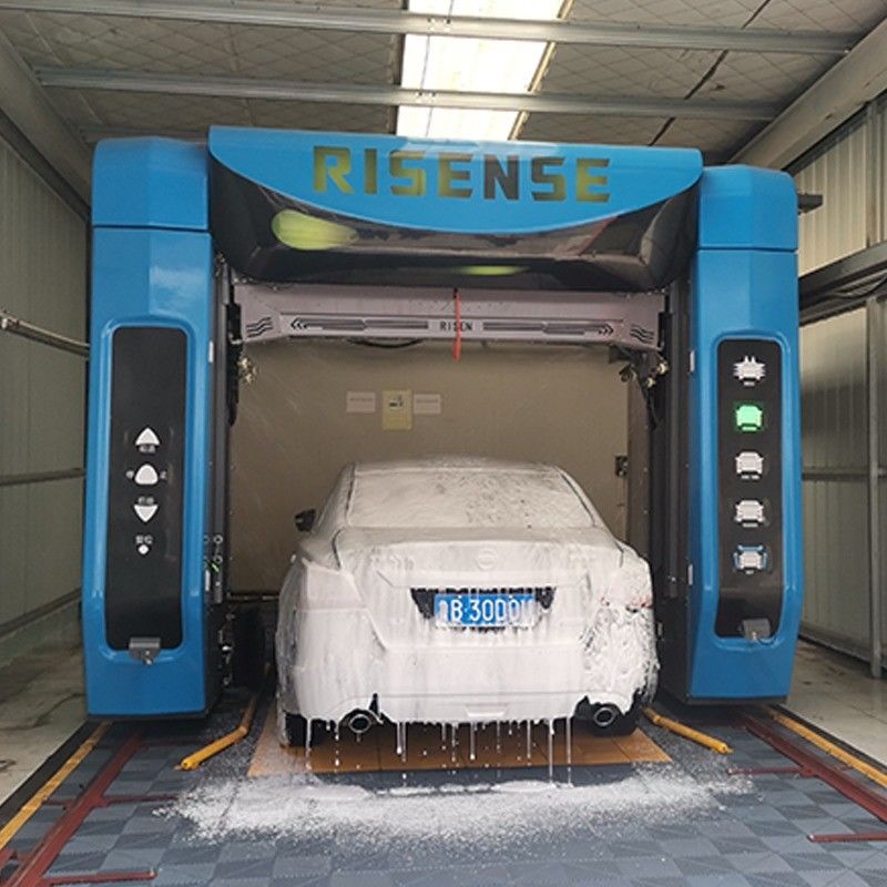 Risense Two Arm 360 Full Automatic Laser Car Wash com Secador de Ar e Shampoo de Lava