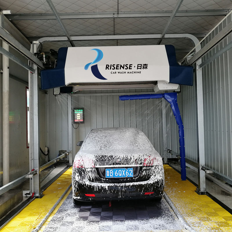 Pressão máxima 23kw Máquina automática de lavar carros sem toque para produtos de cuidados com carros