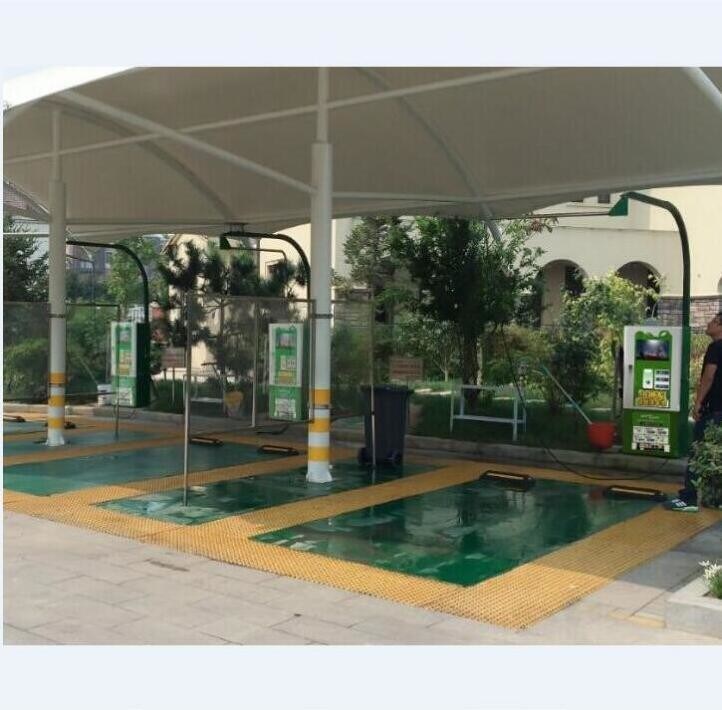 Máquina de lavagem de automóveis de aço galvanizado a quente de fase única 220V 5.5KW para estação operada por moedas